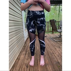 Black Marble Victoria’s Secret PINK Leggings